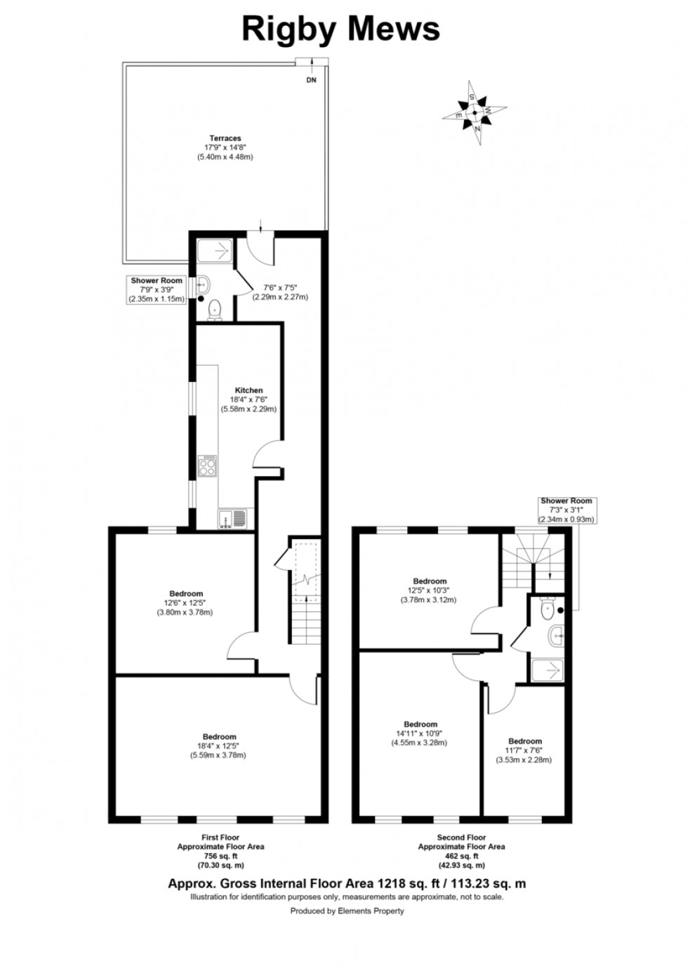 Floorplan for Rigby Mews, Ilford