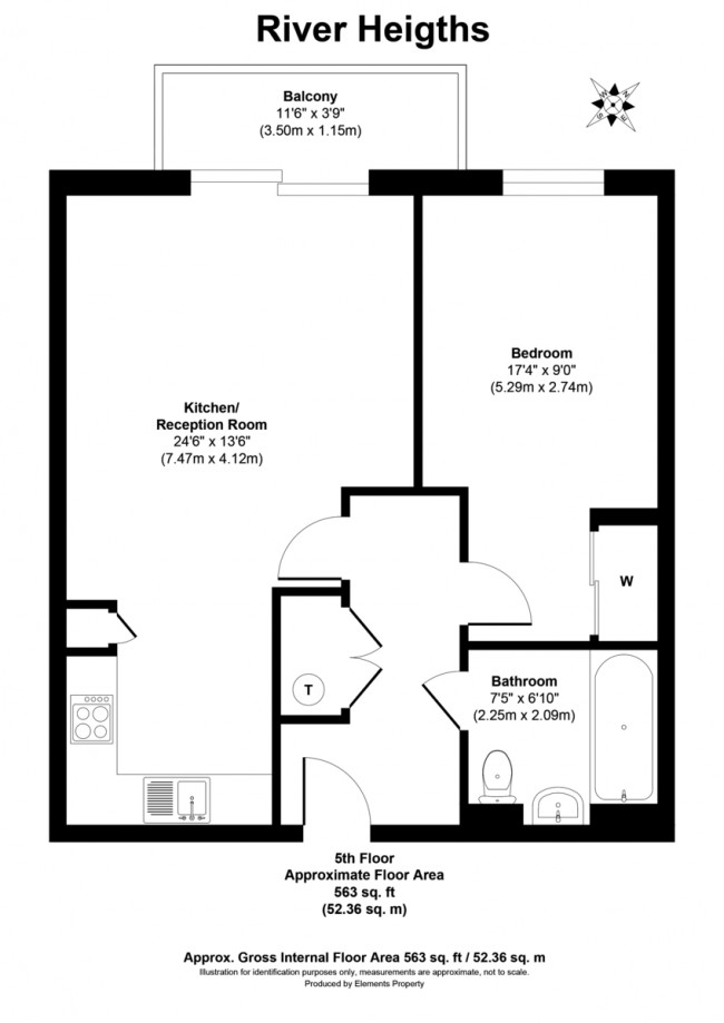 Floorplan for River Heights, Stratford, e15