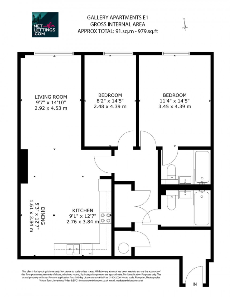 Floorplan for Commercial Road, London