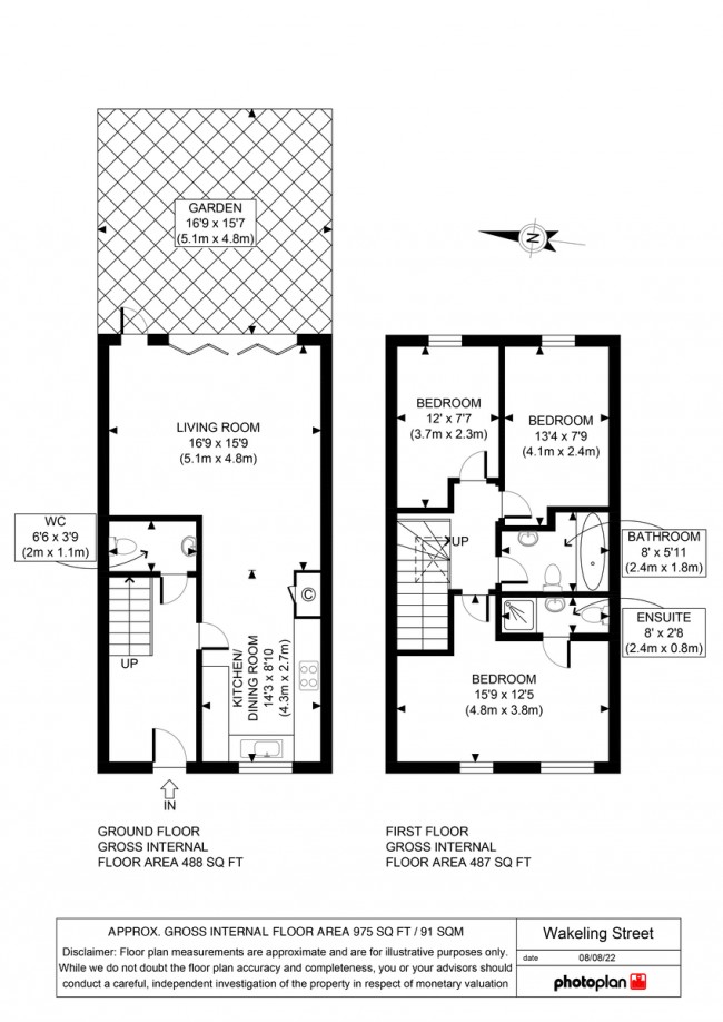 Floorplan for Krupa Mews, Wakeling Street, Limehouse