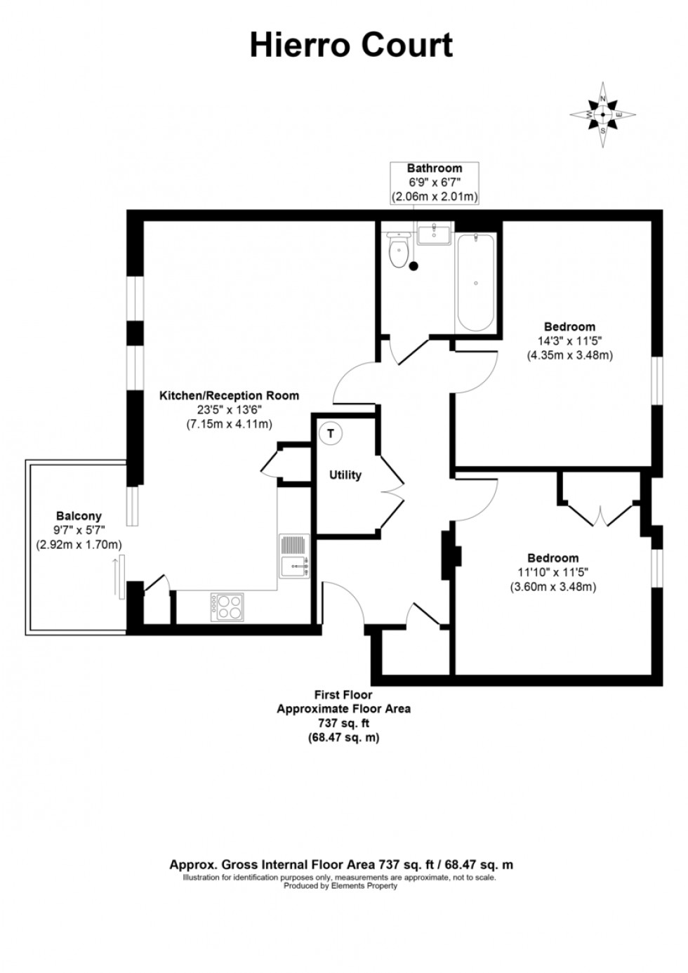 Floorplan for Bermuda Way, E1