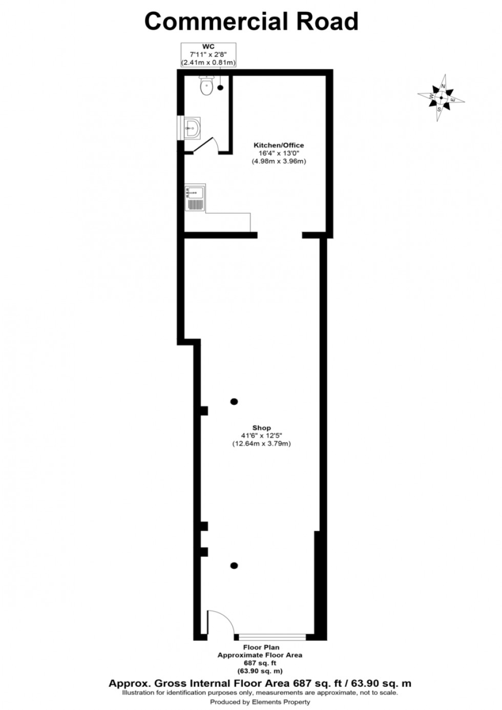 Floorplan for Commercial Road, London