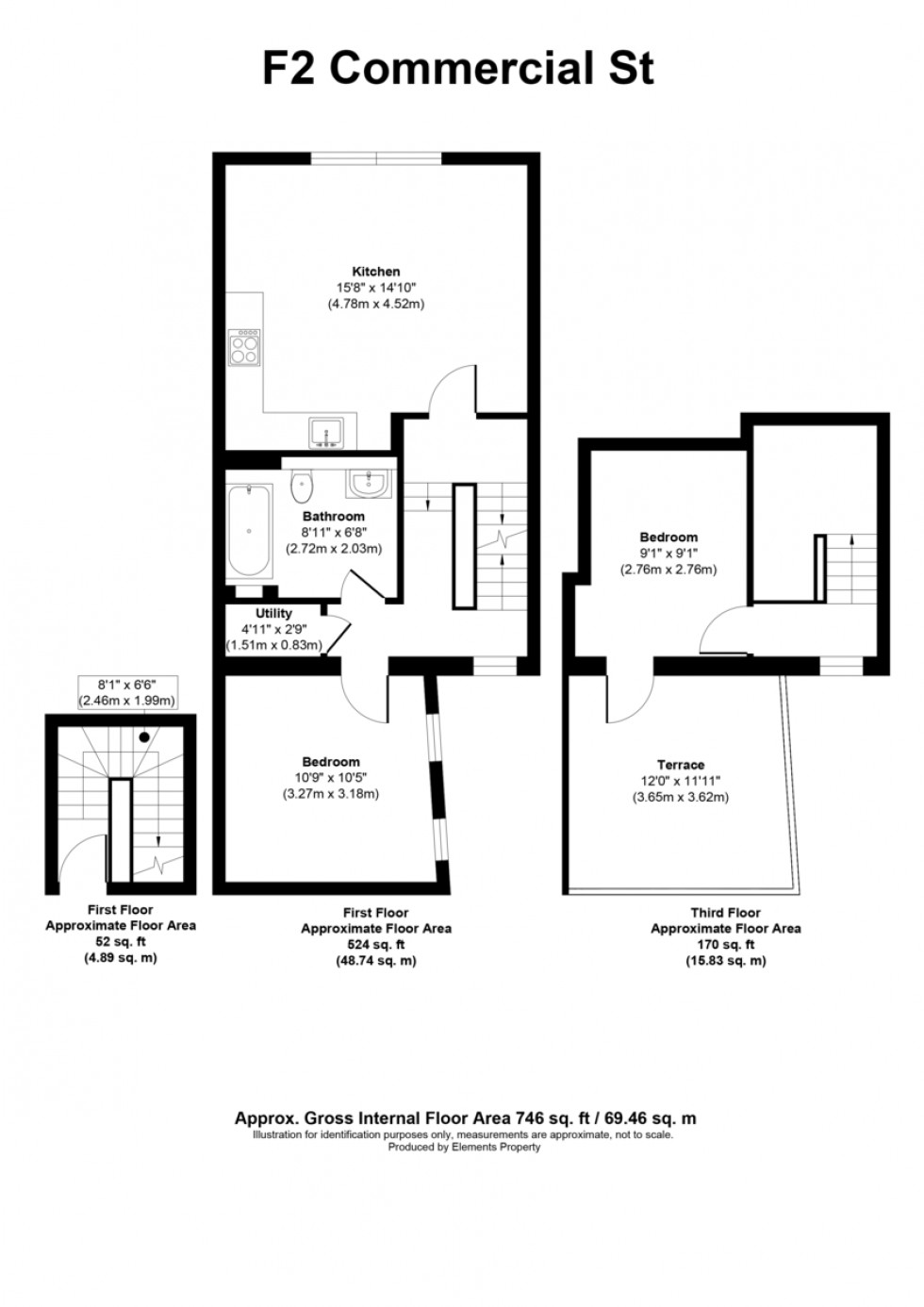 Floorplan for Commercial Street, E1