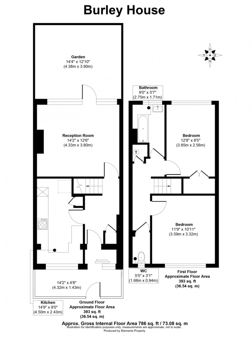 Floorplan for Burley House, Limehouse, London