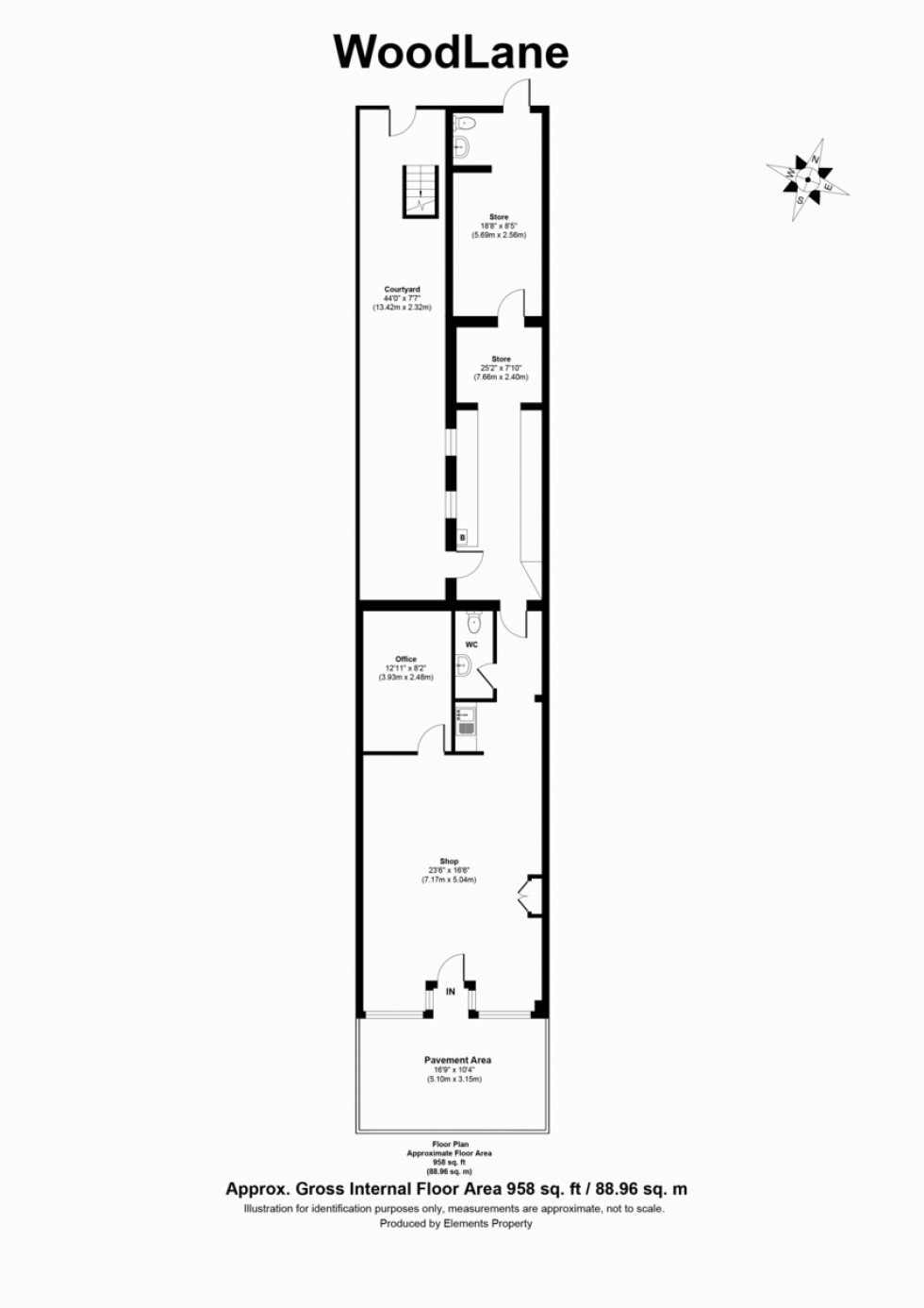 Floorplan for Wood Lane, Dagneham