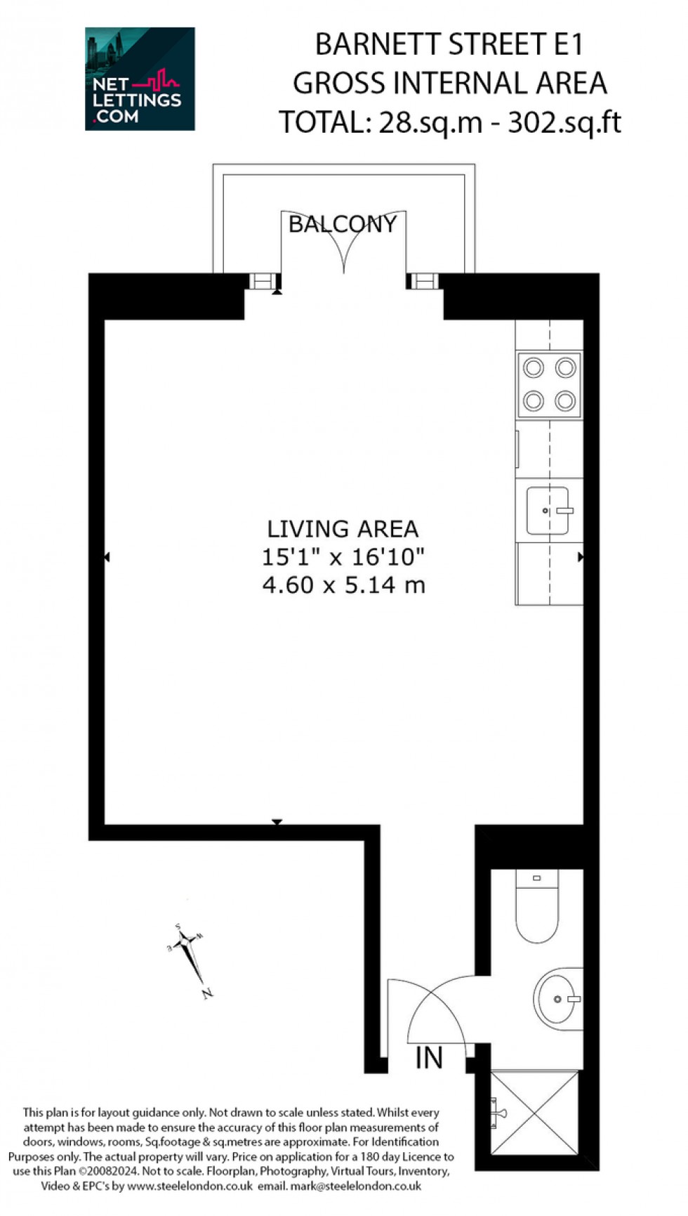 Floorplan for Barnett Street, London