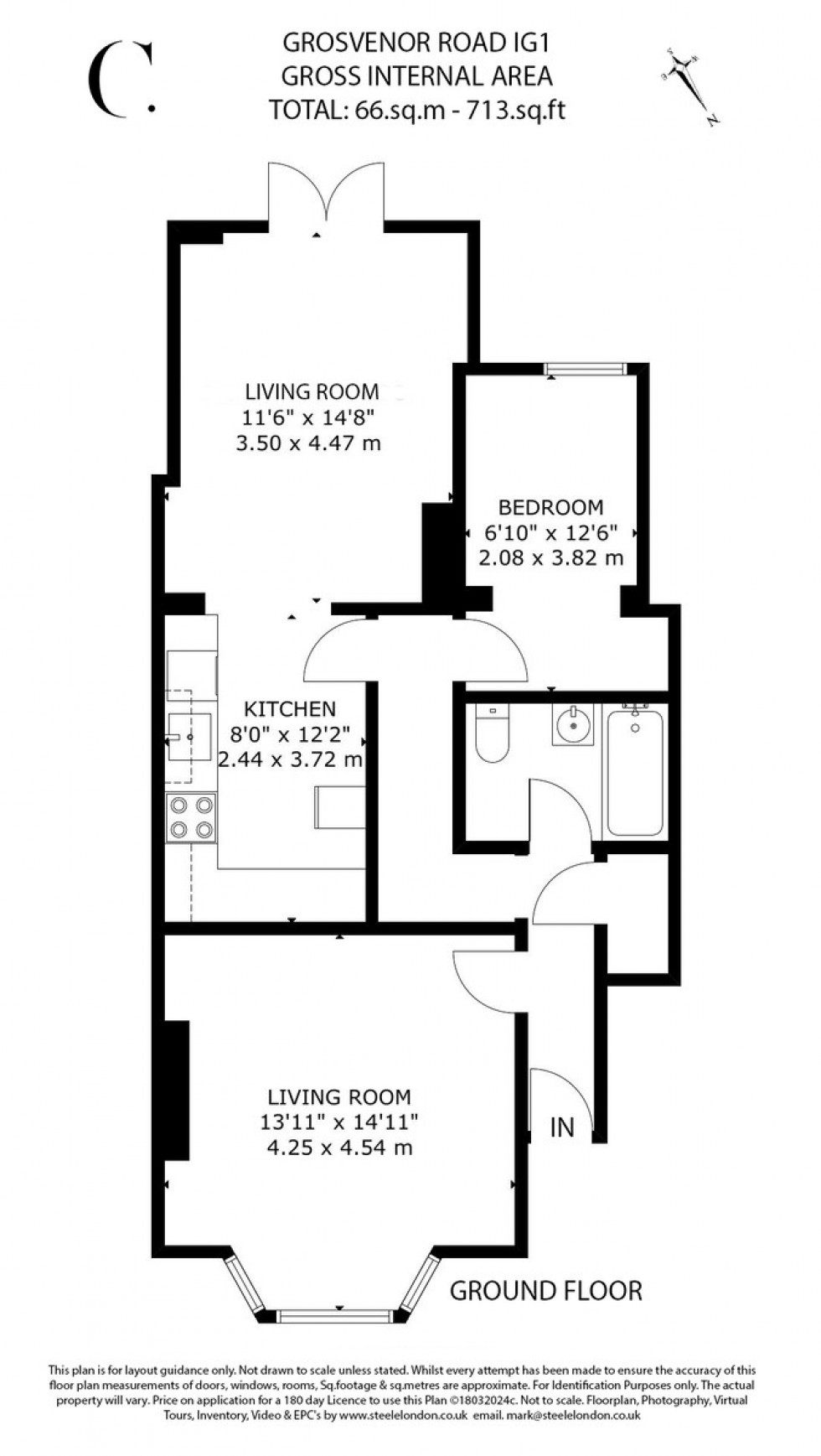 Floorplan for Green Lane, Ilford, Essex