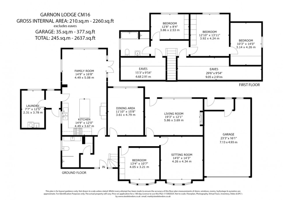 Floorplan for Mount Road, Fiddlers Hamlet, Epping, CM16