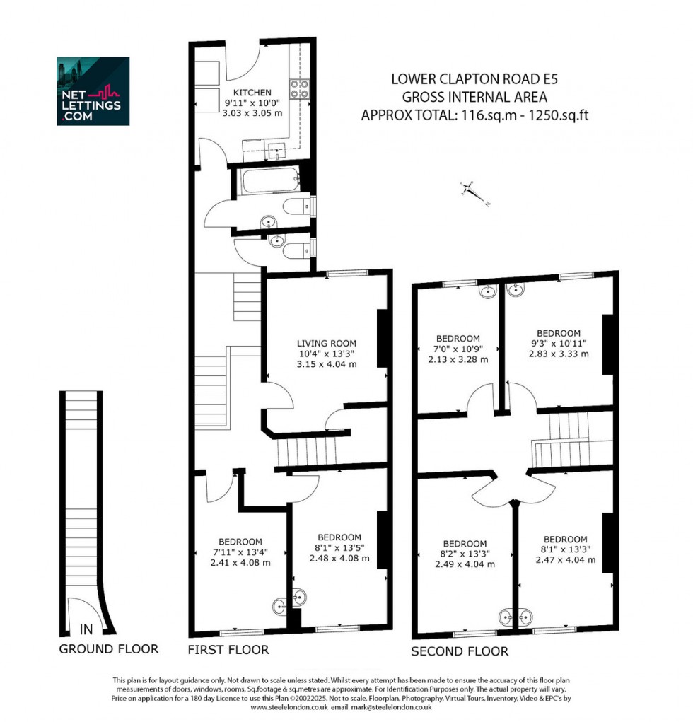 Floorplan for Lower Clapton Road, London