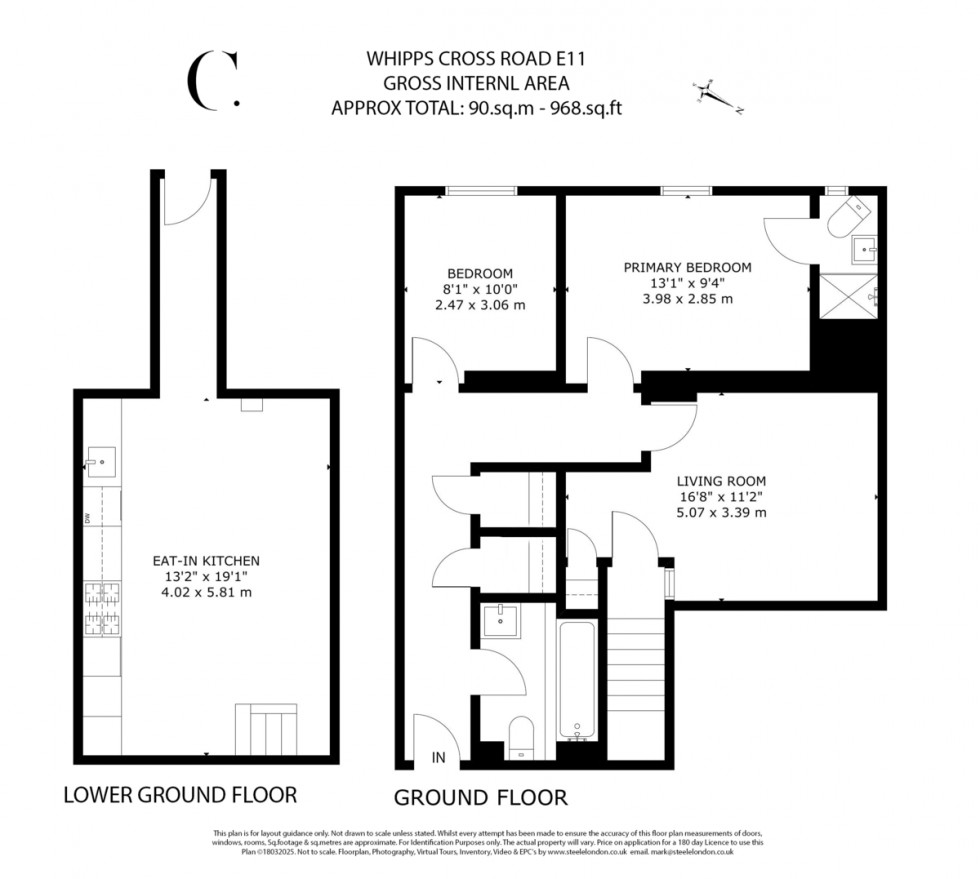 Floorplan for Whipps Cross Road, London