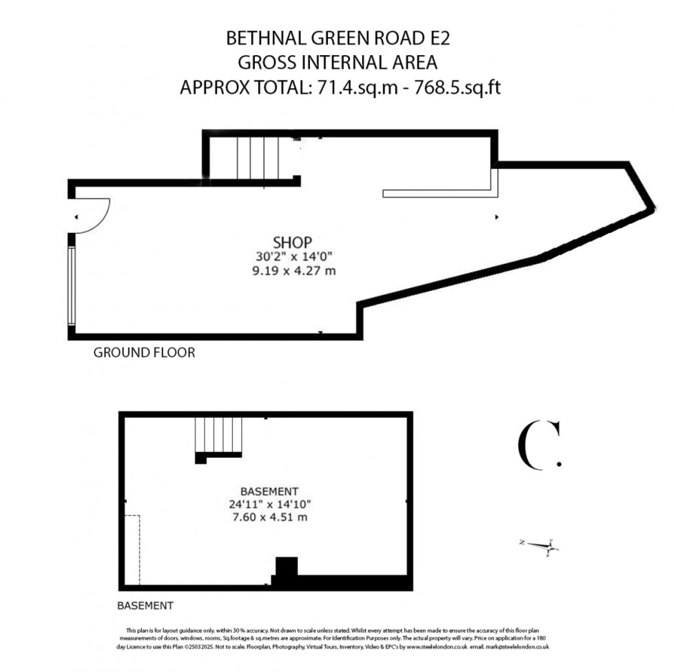 Floorplan for Bethnal Green Road, London