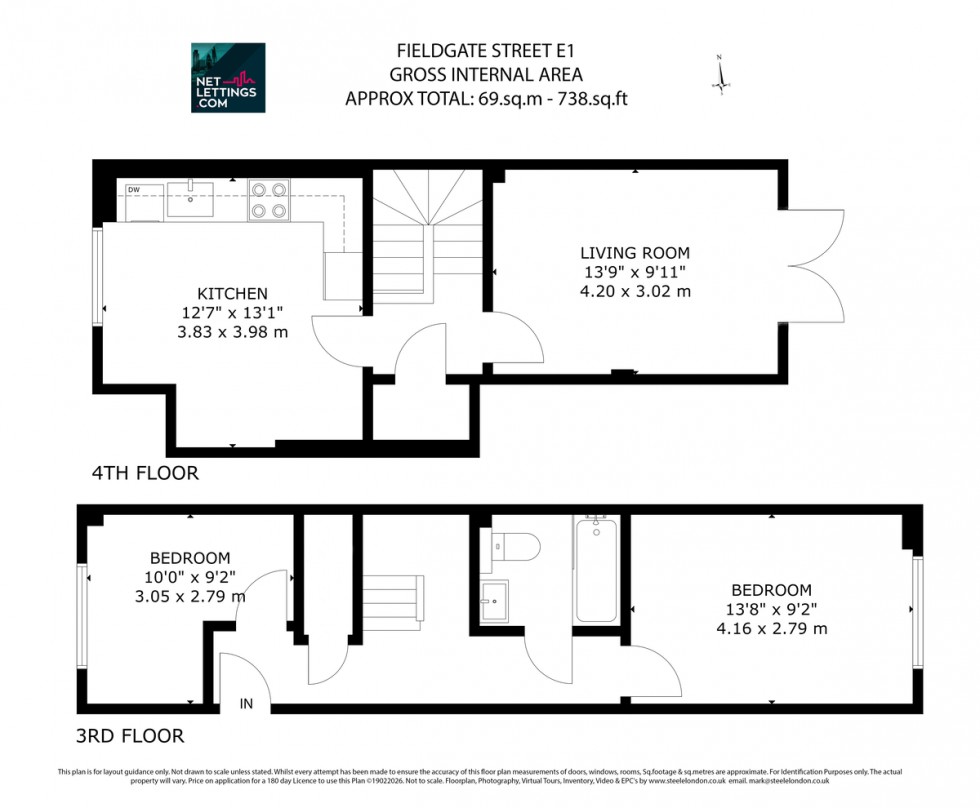 Floorplan for Fieldgate Street