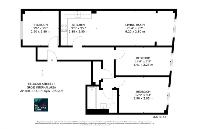 Floorplan for Fieldgate Street